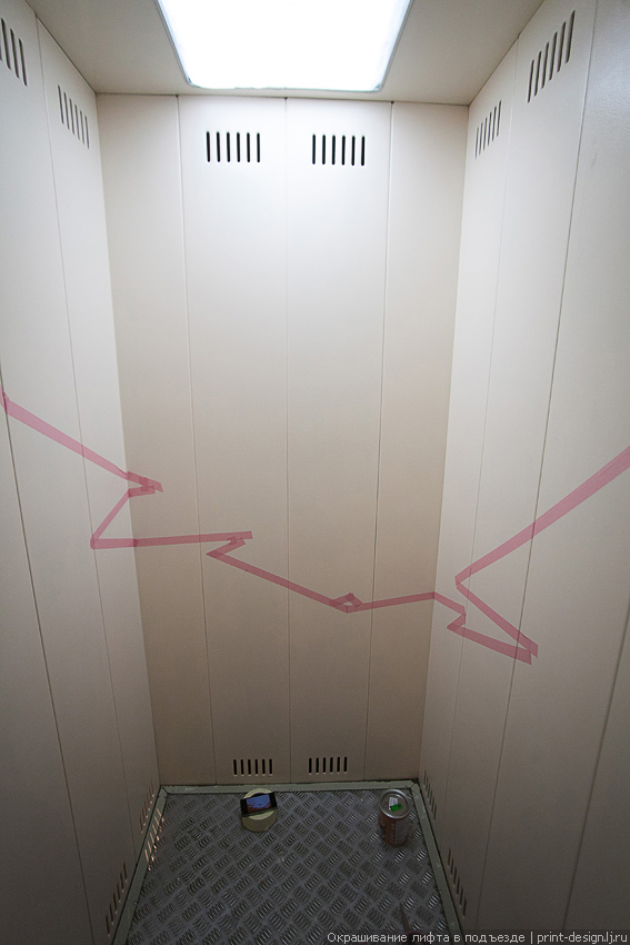 лифт окрашивание краска подъезд ремонт самостоятельно diy как покрасить разрешение согласование нюансы инструменты соседи